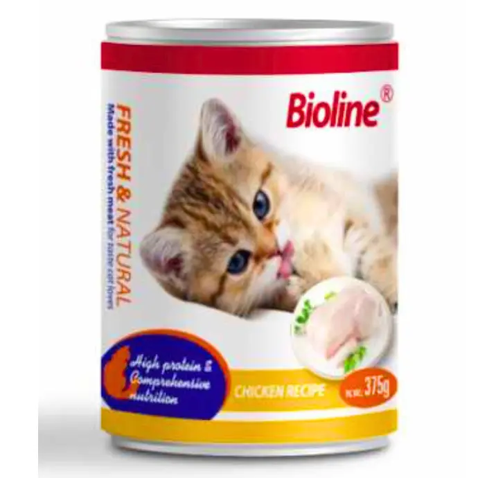 BioLine Cat Wet Food Chicken 375g