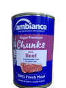 Ambiance Cat Wet Food Chunks Beef 400g