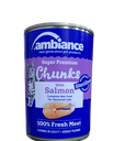 Ambiance Cat Wet Food Sterilized Salmon Chunks in Gravy 400g