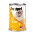 Best pet Cat Wet Food Turkey Chunks 400g