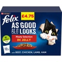 Felix Cat Wet Food Meaty Selection 12x100g