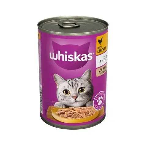 Whiskas Cat Wet Food Chicken In Jelly 400g
