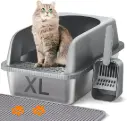 Cat Litter Tray Premium Xl Stainless Steel