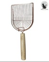 Cat Litter Scoop Stainless Steel With Wooden Handle