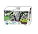 نافورة مياه للشرب للقطط أو الكلاب الصغيرة - سعة 2 لتر، لون أخضر