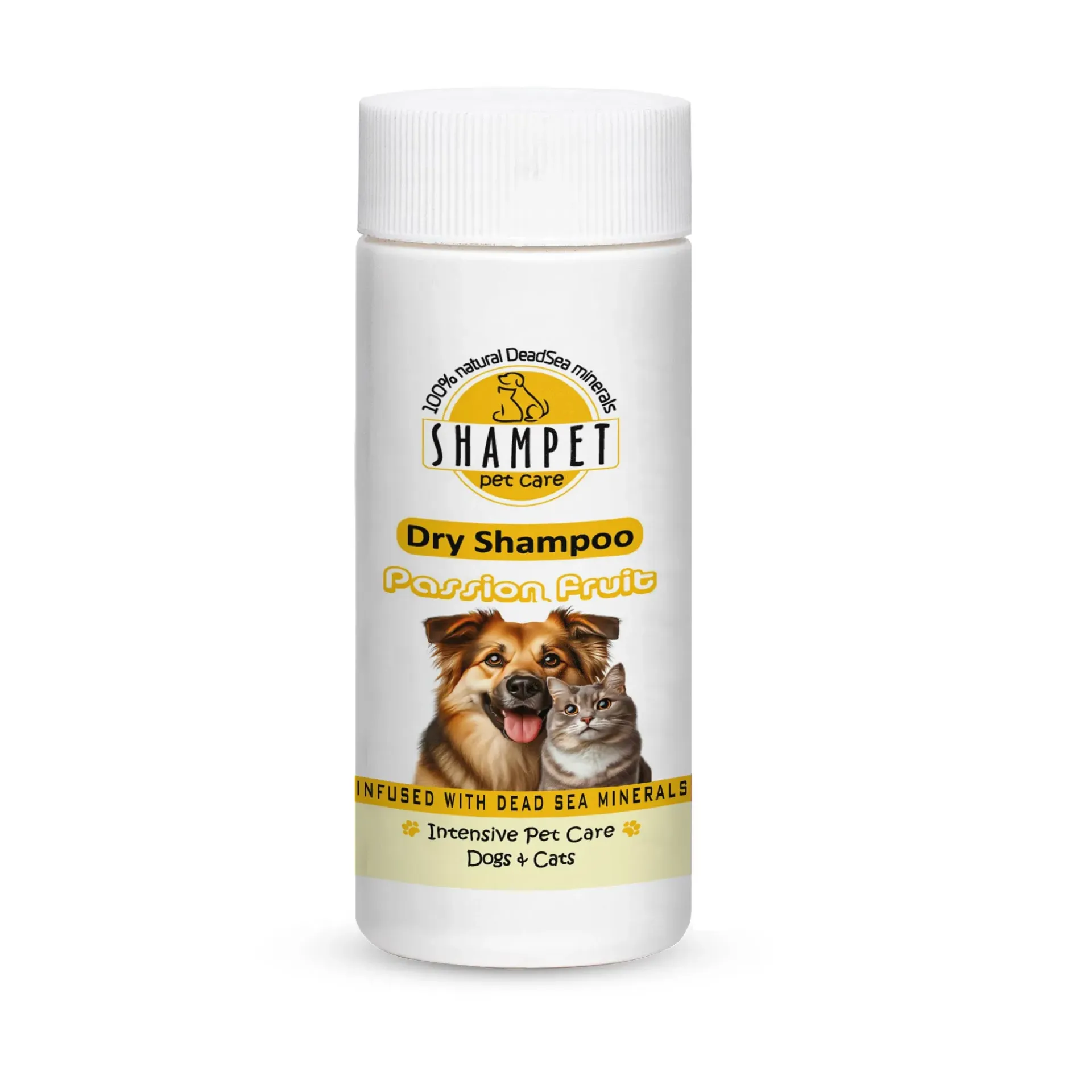 Shampet Cat & Dog Dry Shampoo Passion Fruit 100g