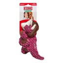 KONG - Dynos™ Triceratops Pink - Dinosaur Squeak Dog Toy, Reinforced Lining and Varied Texture - For Large Dogs