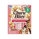 INABA Churu Bites Dog Treat Chicken & Salmon. 8x12g