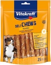 VitaKraft Dog Treat Delichews Chicken Rolls Small 300g