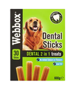 Webbox Dog Treat 30 Dental Sticks