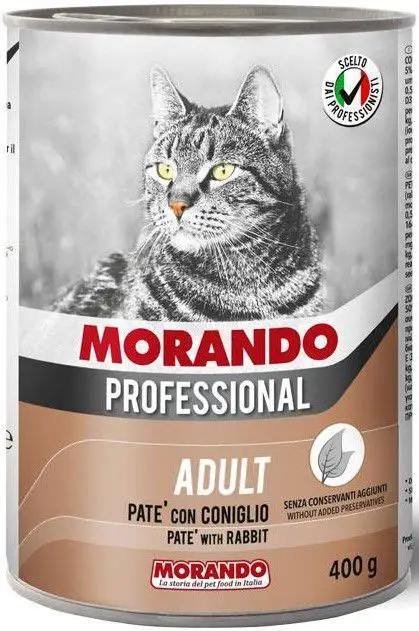 Morando wet food with rubbit pate 400g