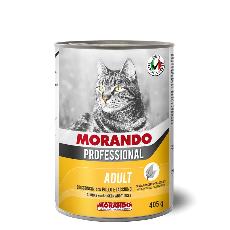 Morando Cat Wet Food Chicken & Turkey Pate 400g