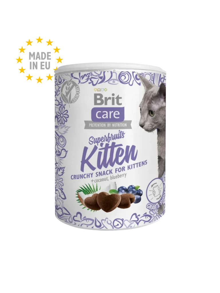 Brit Care Cat Snack Superfruits Kitten 100g