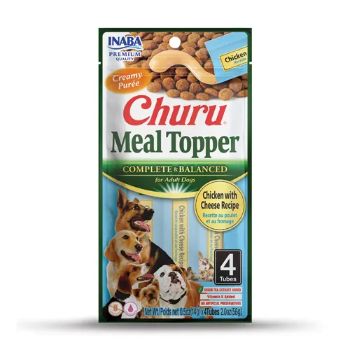 Churu meal topper chicken with cheese recipe 4tubes for dogs