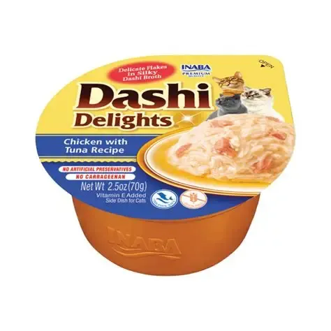 INABA Dashi Delight Cat Wet Food Chicken With Tuna 70g