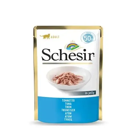 Schesir wet food with tuna in jelly 50g
