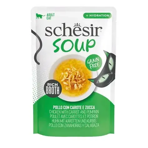 Schesir soup chicken and pumpkin 40g
