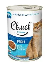 Chuck wet food chunks in gravy with fish 415g