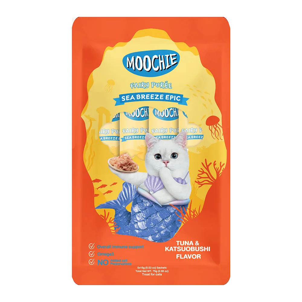 Moochie cat fairy puree tuna and katsuobushi 5×15g