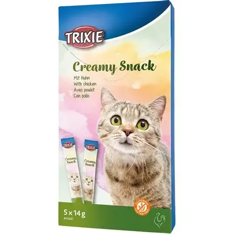 Trixi creamy snack with chicken 5×14g