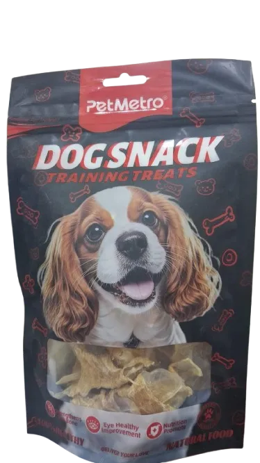 Pet metro dog snack training treats with chicken and duck bone