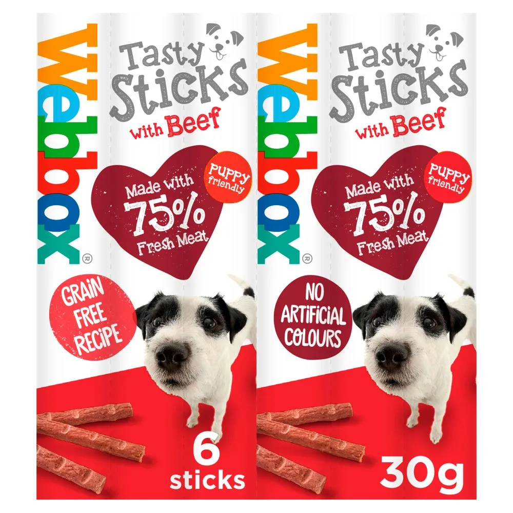 Webbox Tasty Sticks for Small Dogs – beef Flavor – 55g