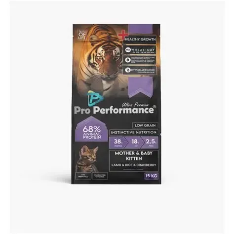 Pro Performance Kitten Lamb& Rice& Cranberry 15Kg