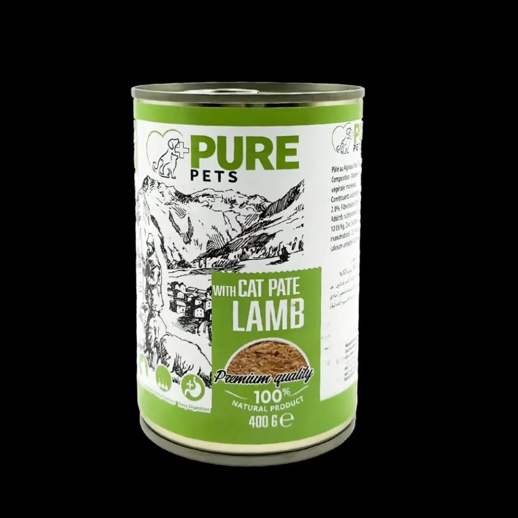 Pure Pets Pate Lamb 400g
