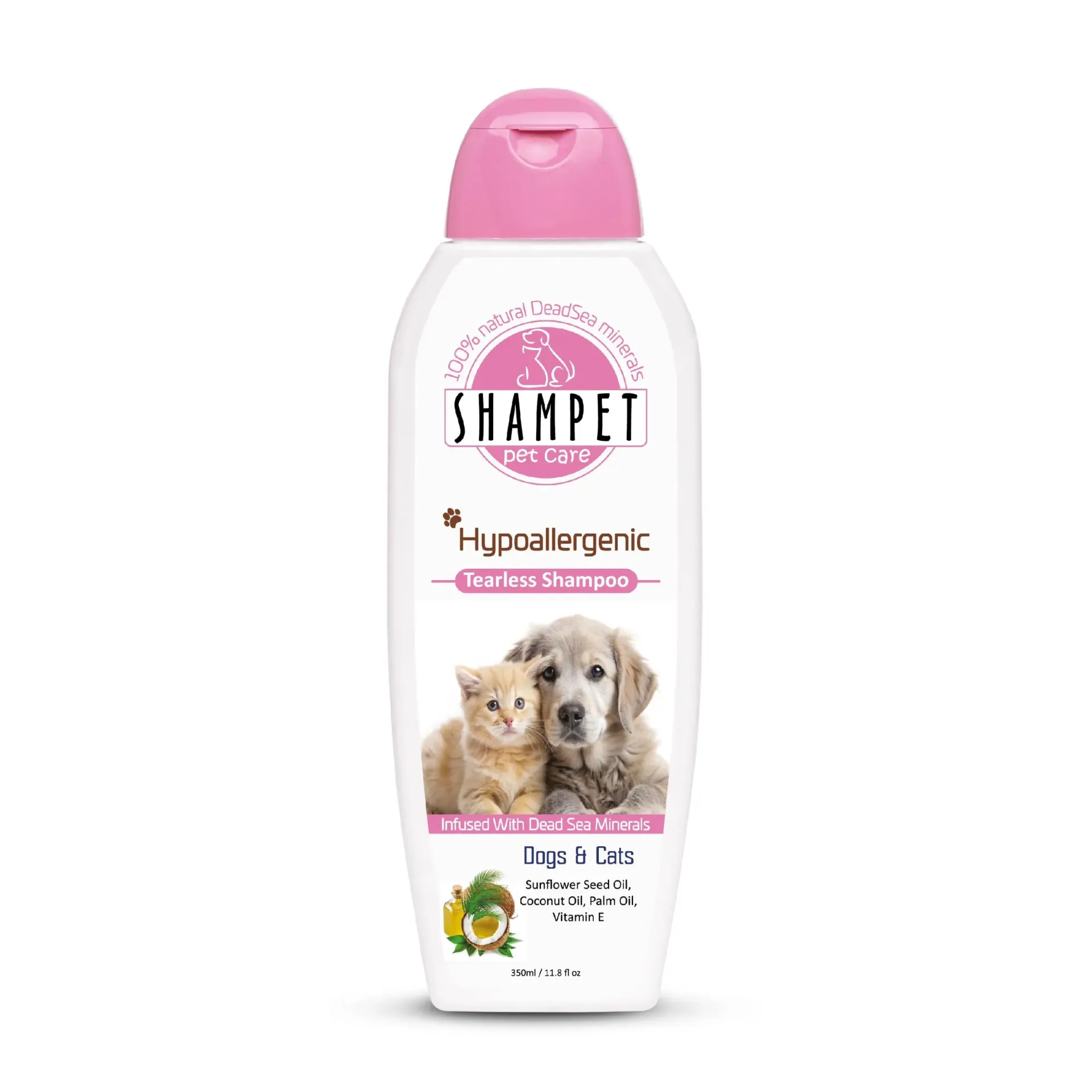 Shampet Cat & Dog Shampoo Tearless Hypoallergenic 350ml