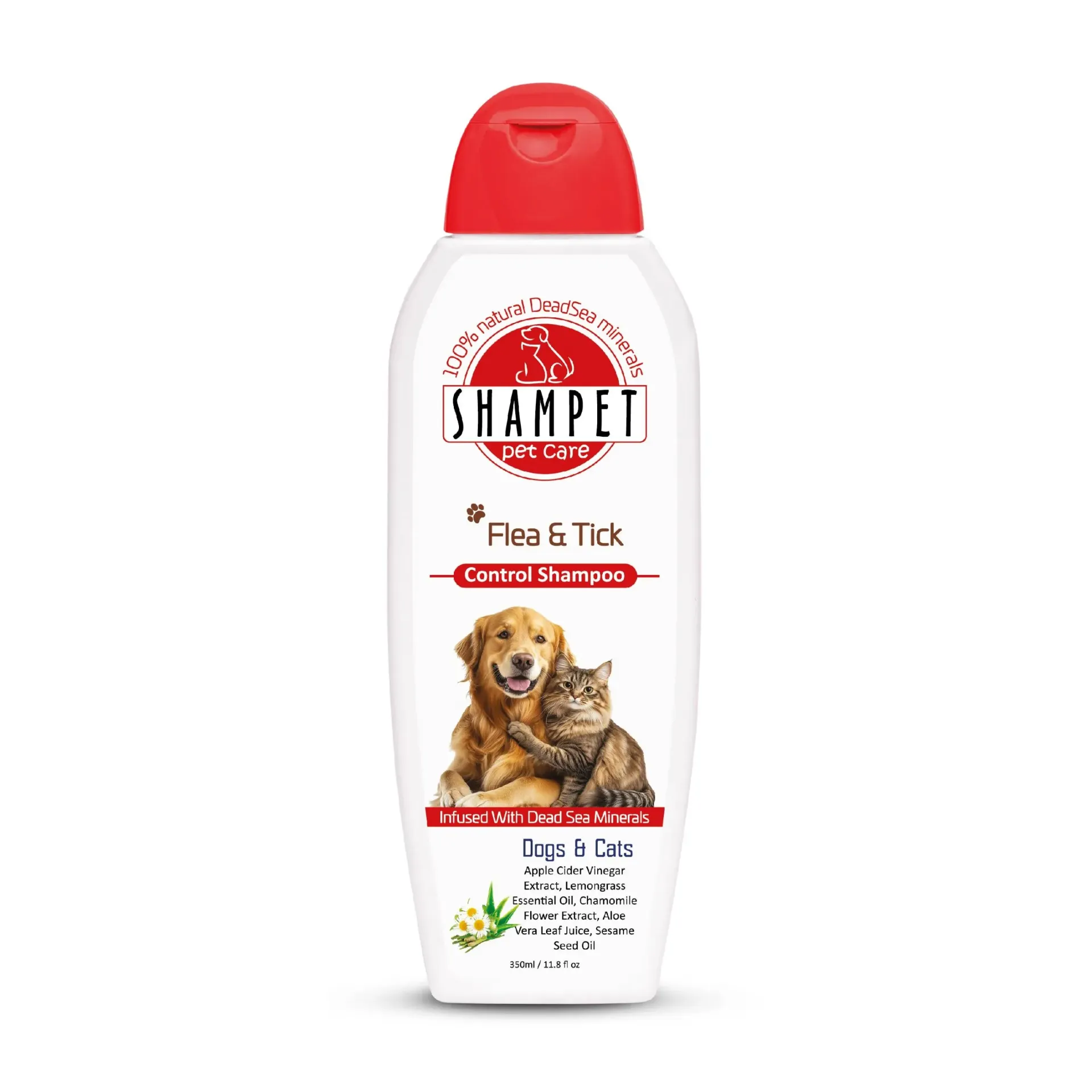 Shampet Cat & Dog Shampoo Flea & Tick Control 350ml