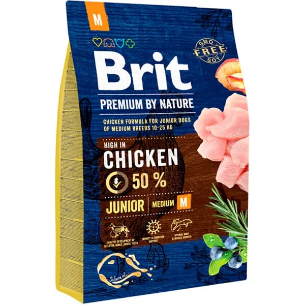 Brit Premium by Nature Junior M 3kg