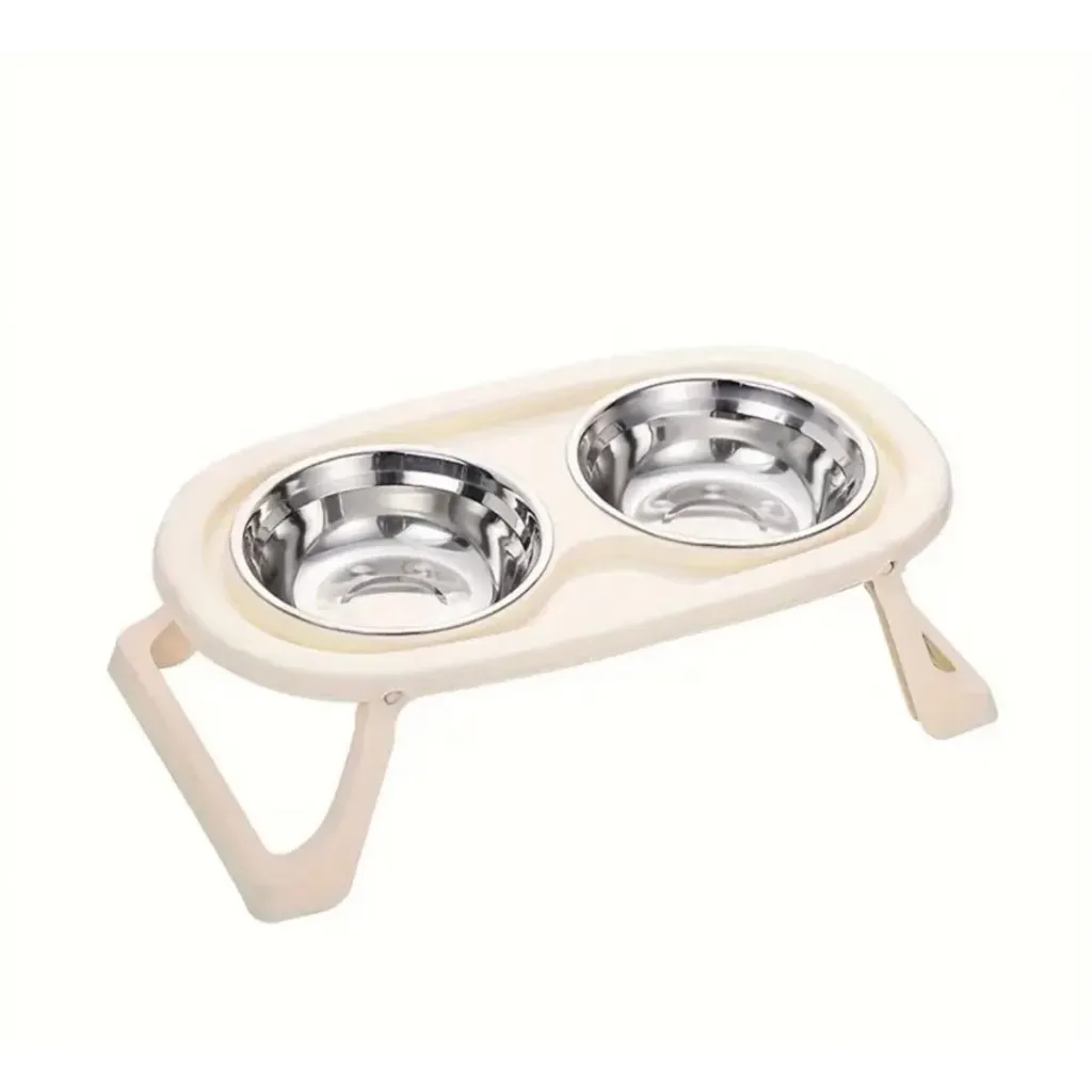 Double Pet Food and Water Feeder Bowls Big Size