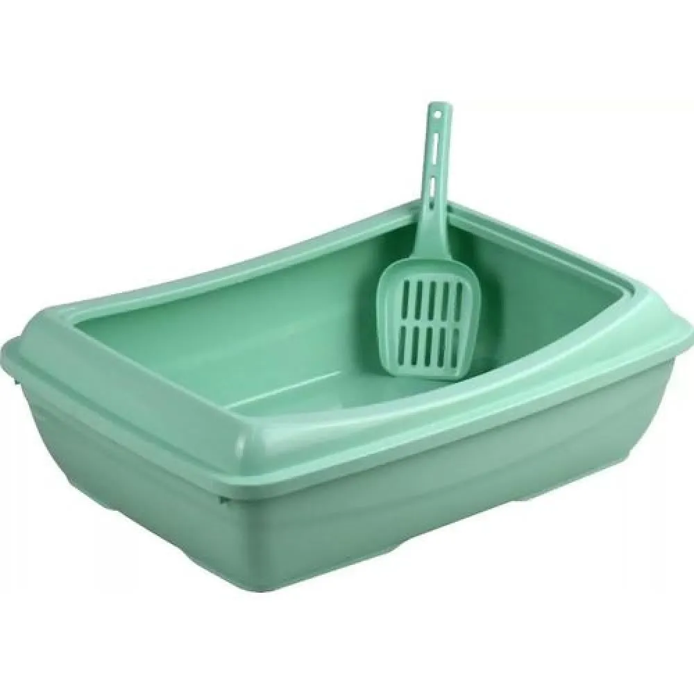 Cat Litter Tray Jumbo Size With Front Mesh
