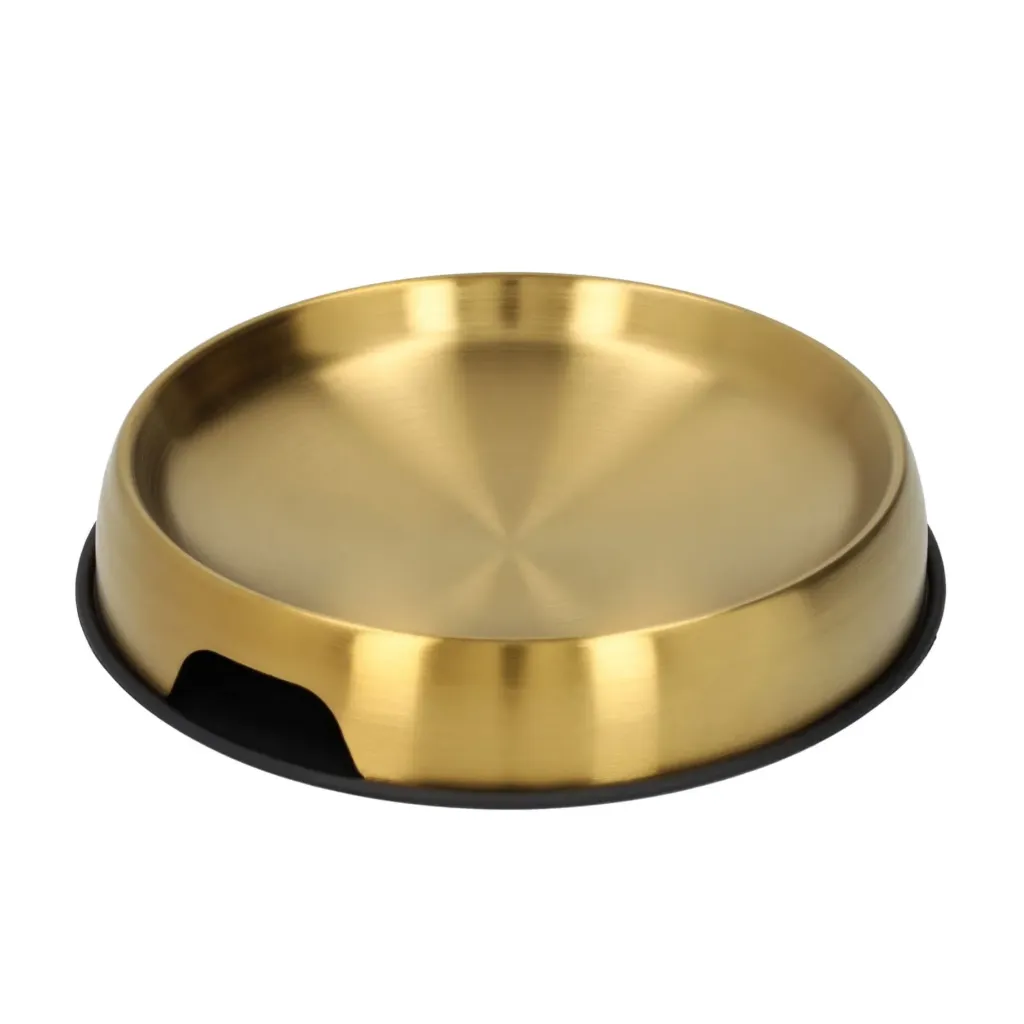 Stainless Steel Feeder Gold Plated