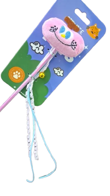 Cat Toy Stick Pink