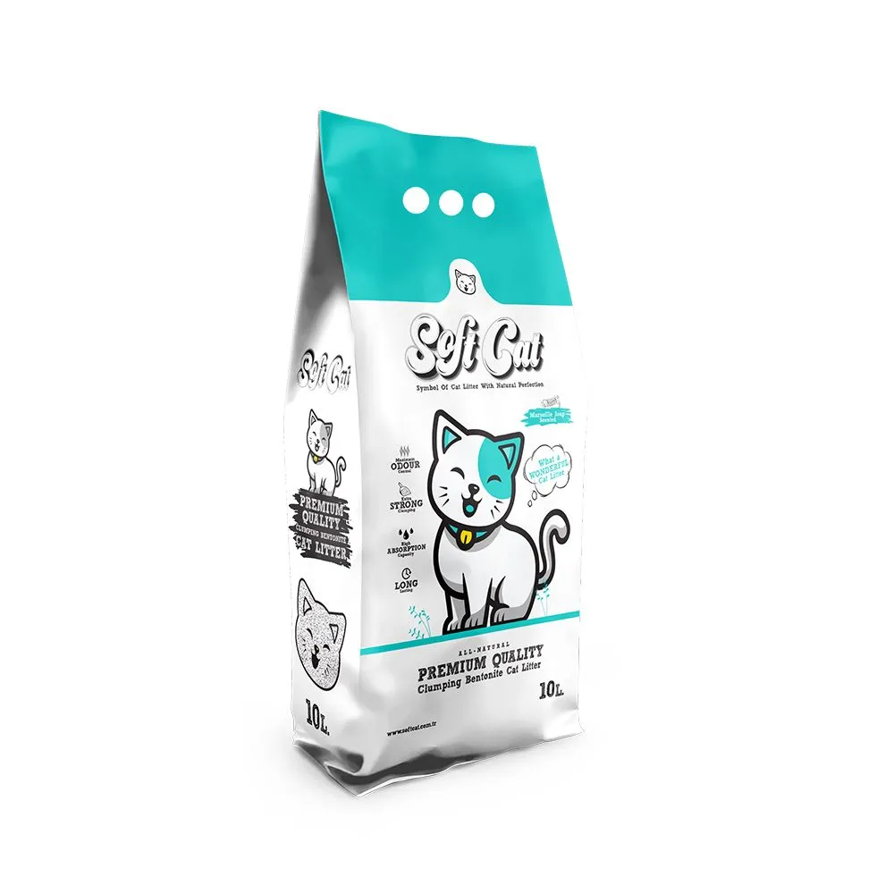 Soft Cat Litter Marseille soap Scented 5L