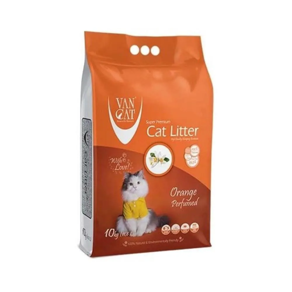 Van Cat Litter Orange Perfumed 10Kg
