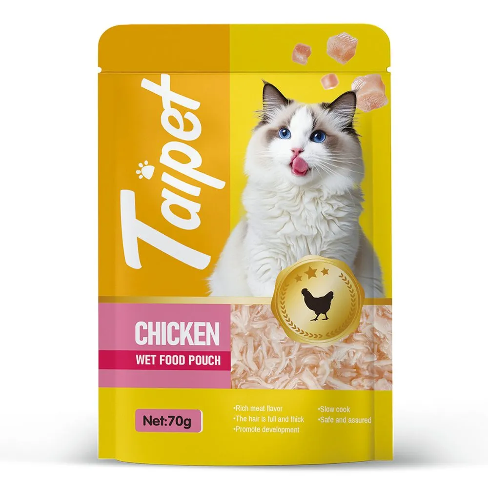 TaiPet Cat Wet Food Shredded Chicken Soup 70g