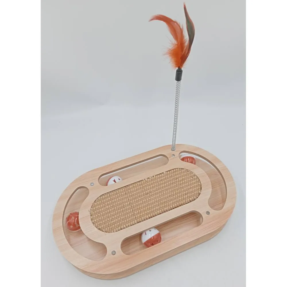 Cat Scratcher With Toy