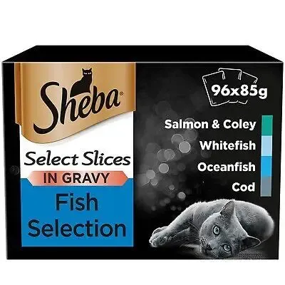 Sheba Select Slices Fish Selection In Gravy 12*85g