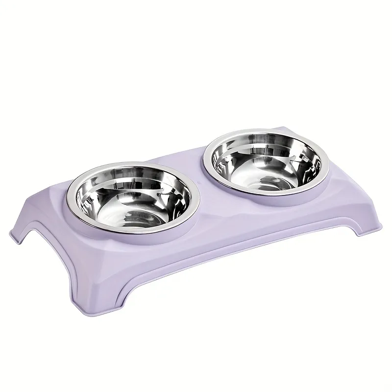 Double Pet Bowl Steel 1-6
