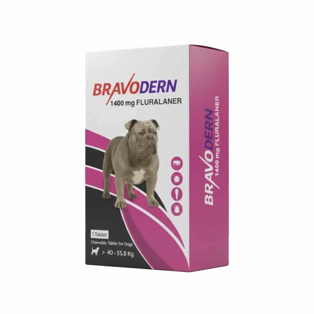 Bravodern 1400Mg Fluralaner 40-55.8Kg
