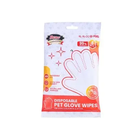 Bono Pet Glove Wipes 6 pcs