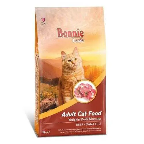 Bonnie Cat Dry Food With Beef 10Kg