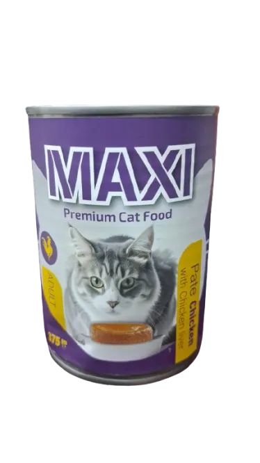 Maxi Cat Wet Food With Chicken Liver 375g