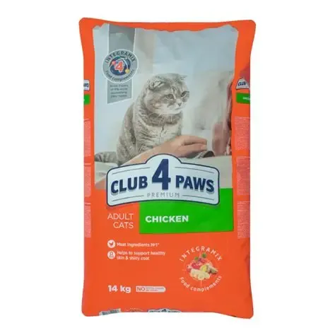 Club 4 Paws Cat Food With Chicken 14Kg