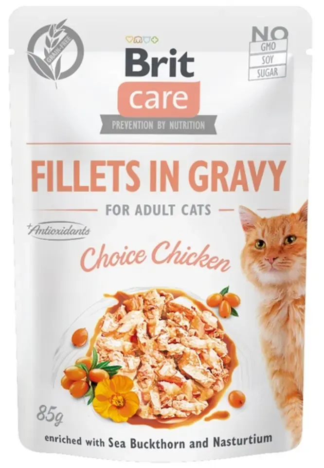 Brit Care Fillets In Gravy With Choice Chicken 85G