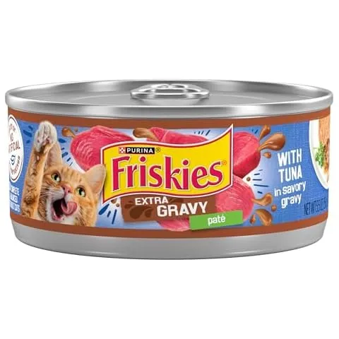 Friskies Cat Wet Food Pate With Tuna In Gravy 156g