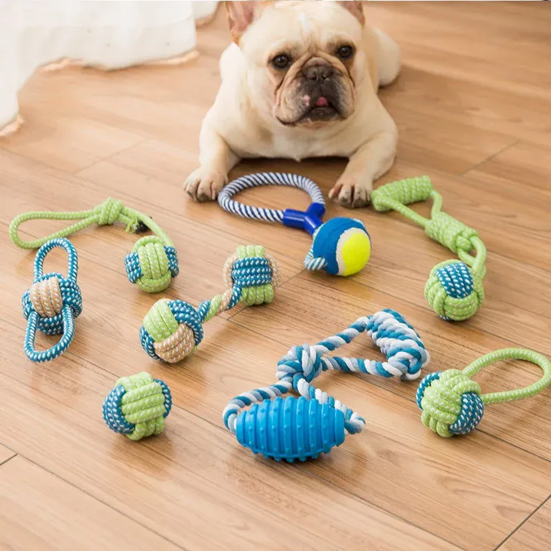 Dog Toy Ball With Rope