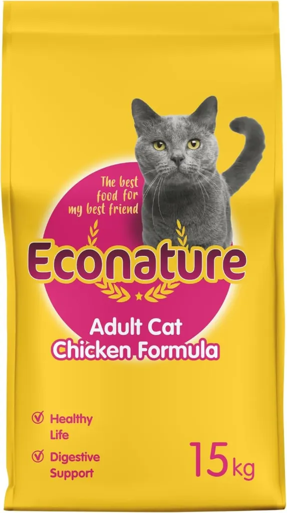 Econature Cat Dry Food With Chicken 15kg
